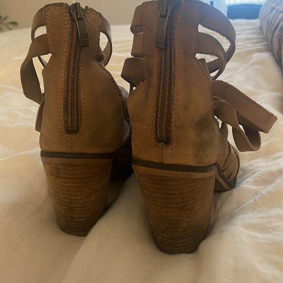 Free People Leather Strap Booties 38 - Picture 4 of 5